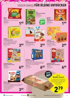 CITTI - Frostvarer gyldig fra 04.03.2026 | Side: 3 | Produkter: Nuggets, Donuts, Nutella, Muffins
