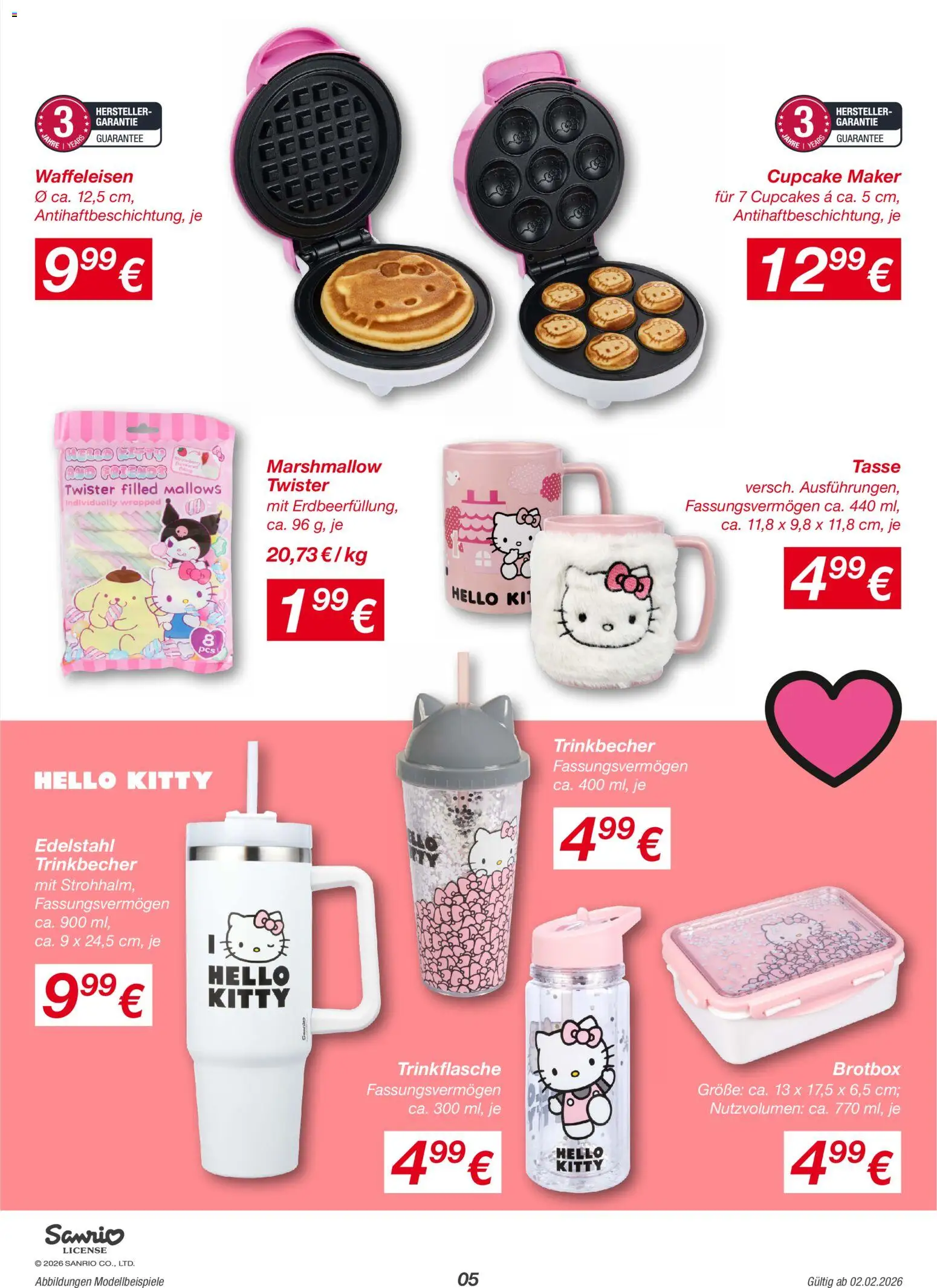 Kik Prospekt 	 – gültig ab 02.02.2026 | Seite: 5 | Produkte: Waffeleisen