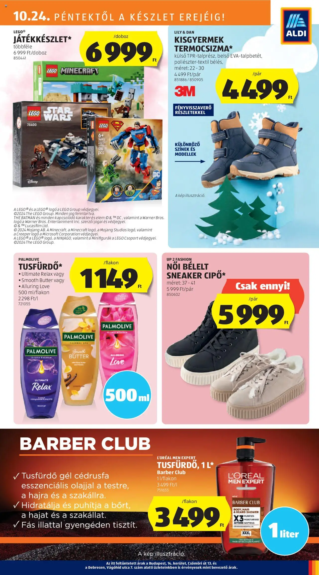 Aldi akciós ujság - amely érvényes a következő dátumtól: 24.10.2025 | Oldal: 25 | Termékek: Tusfürdő