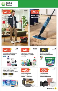 MOKI VEŽI leidinys galioja nuo 05.03.2026 | Puslapis: 25 | Prekių: Rankšluostis, Šampūnas, Tualetinis popierius