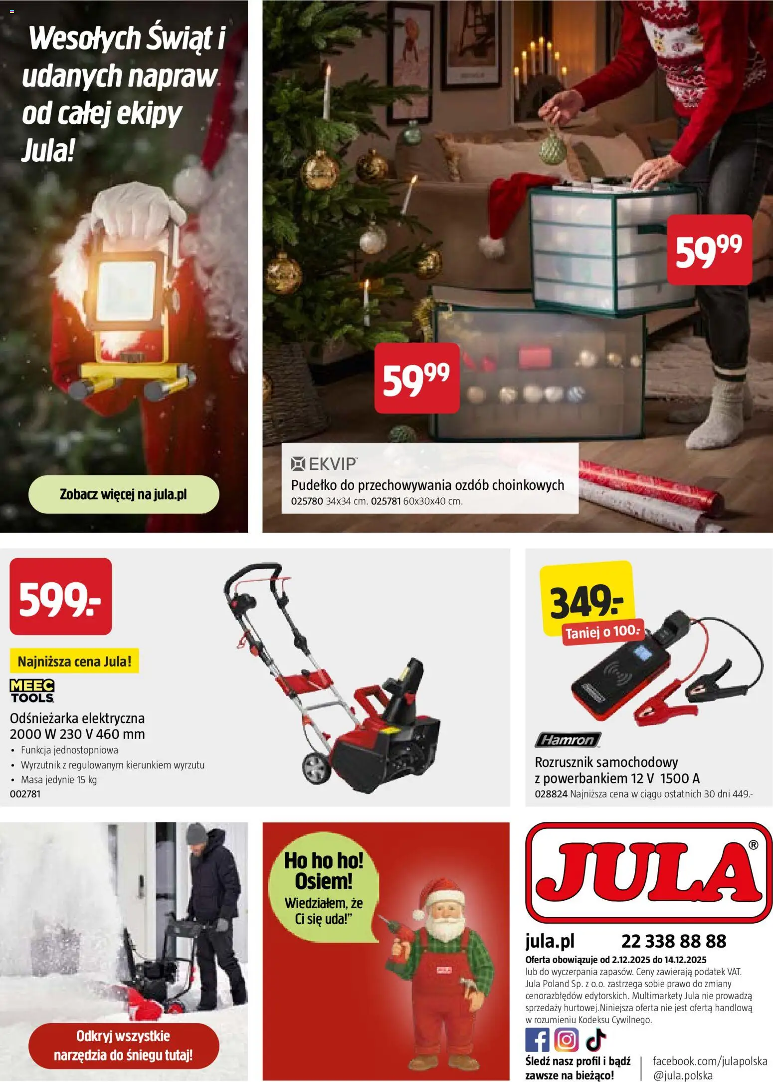 Jula Gazetka - Świąteczny magazyn od 02.12.2025 | Strona: 24 | Produkty: Śledź, Pudełko