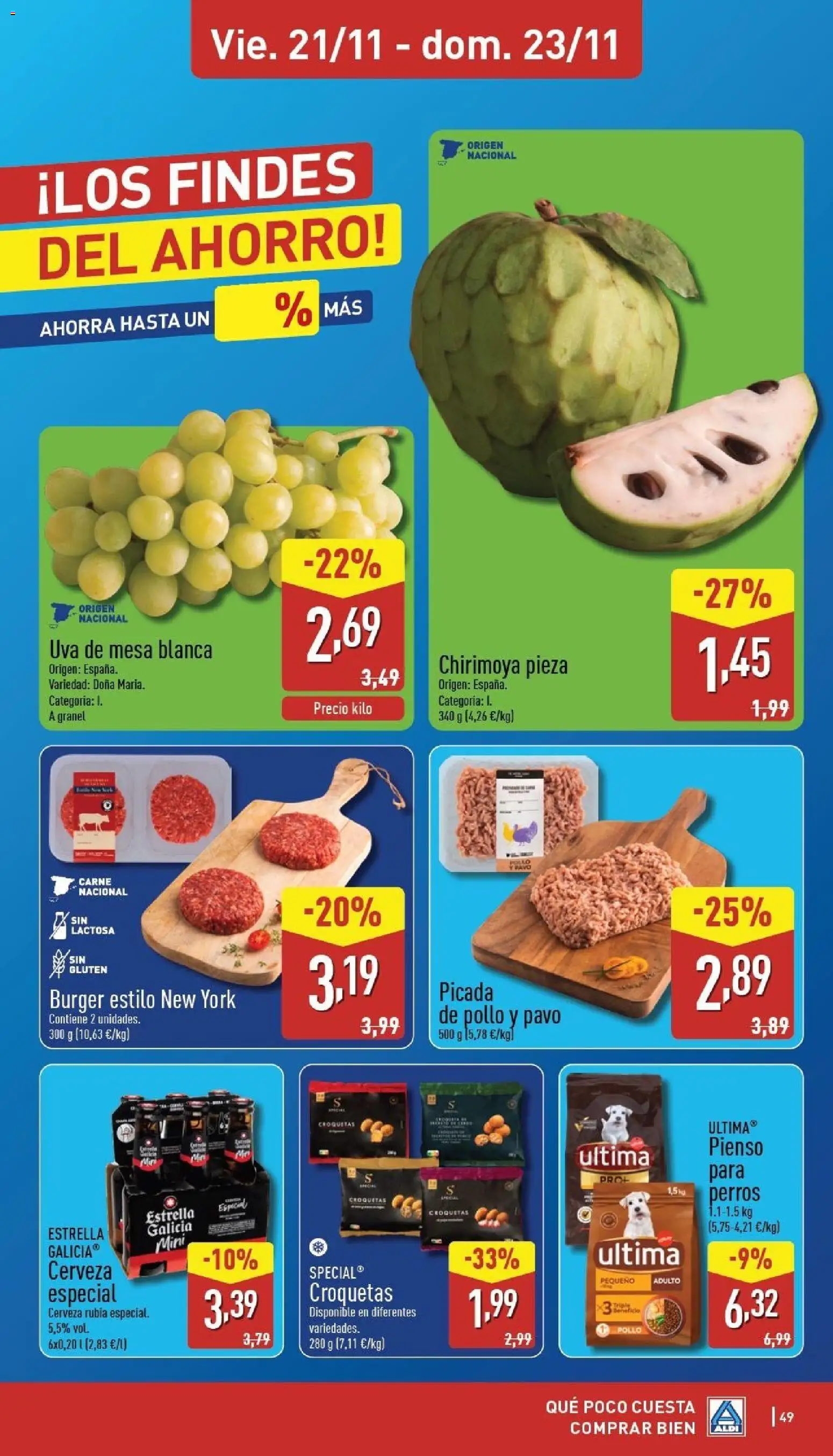 Aldi folleto Canarias │ válido desde el 17.11.2025 | Página: 49 | Productos: Cerveza, Croquetas, Mesa