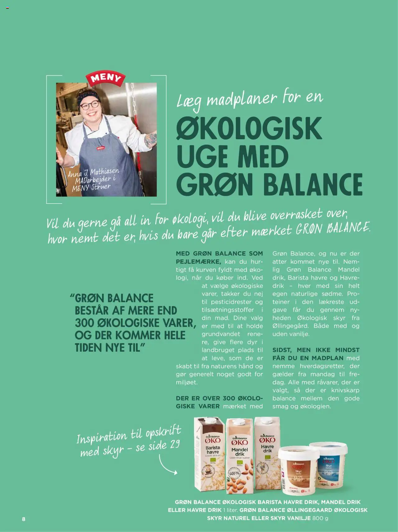 Meny Tilbudsavis gyldig fra 01.08.2025 | Side: 8 | Produkter: Skyr, Sukker, Vanilje, Søm