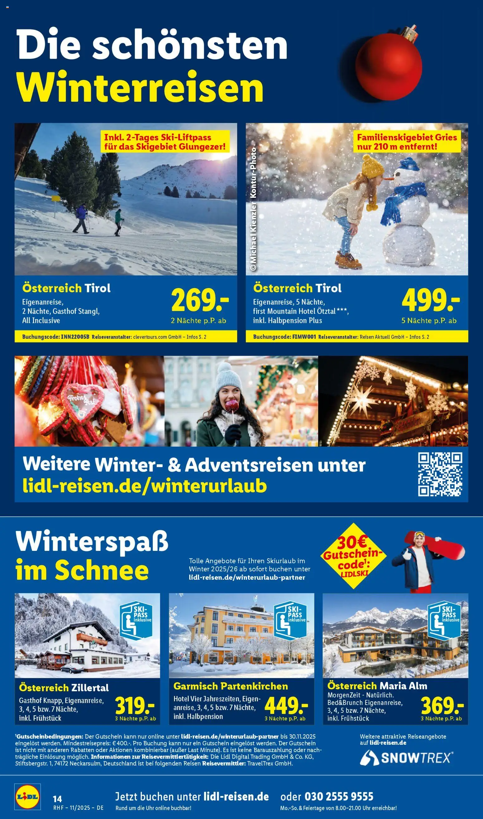 Lidl Reisen  - Black Friday – gültig ab 29.10.2025 | Seite: 14 | Produkte: Ski, Uhr