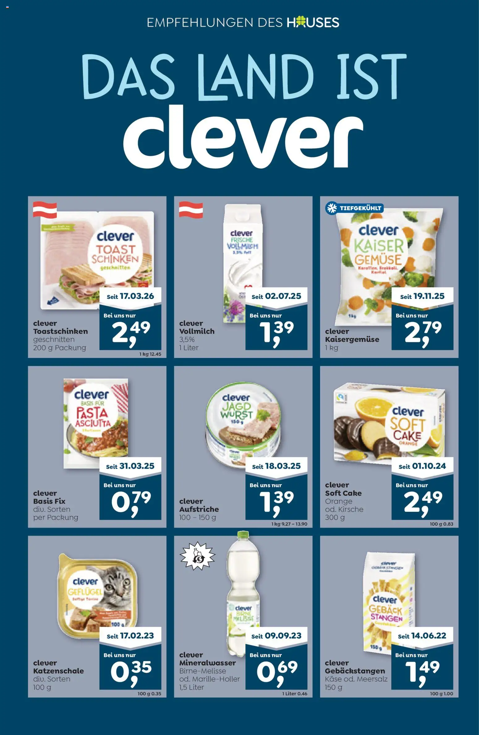 ADEG Flugblatt gültig ab 16.04.2026 | Seite: 6 | Produkte: Pasta, Gemüse, Käse, Schinken