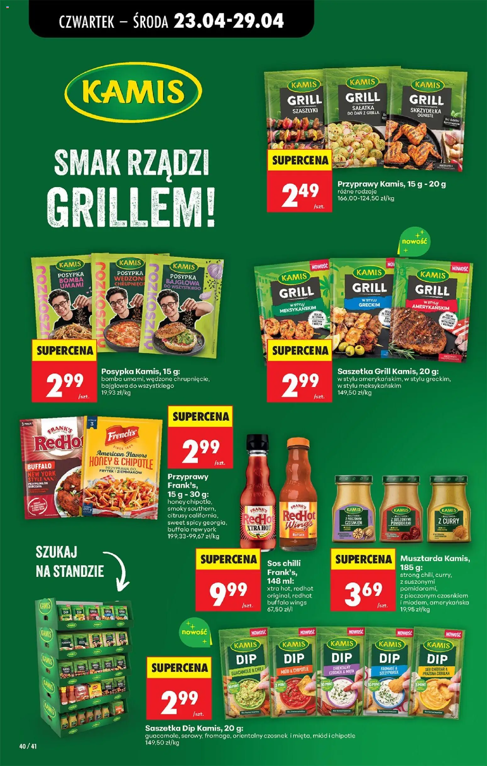 Biedronka gazetka od czwartku od 23.04.2026 | Strona: 56 | Produkty: Czosnek, Chili, Miód, Przyprawy