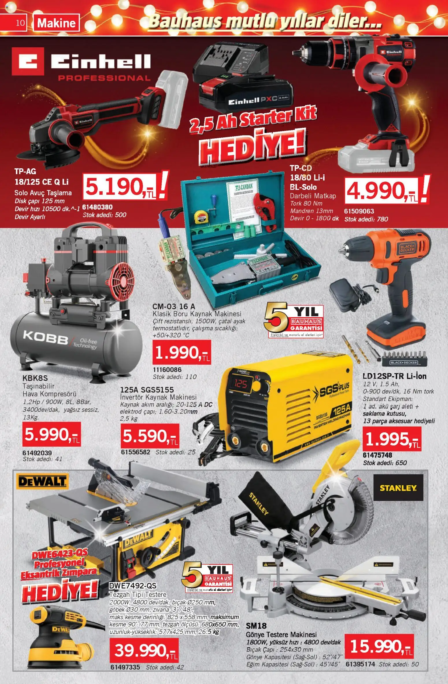 Bauhaus Katalog - 29.11.2025 tarihinden itibaren geçerlidir | Sayfa: 10