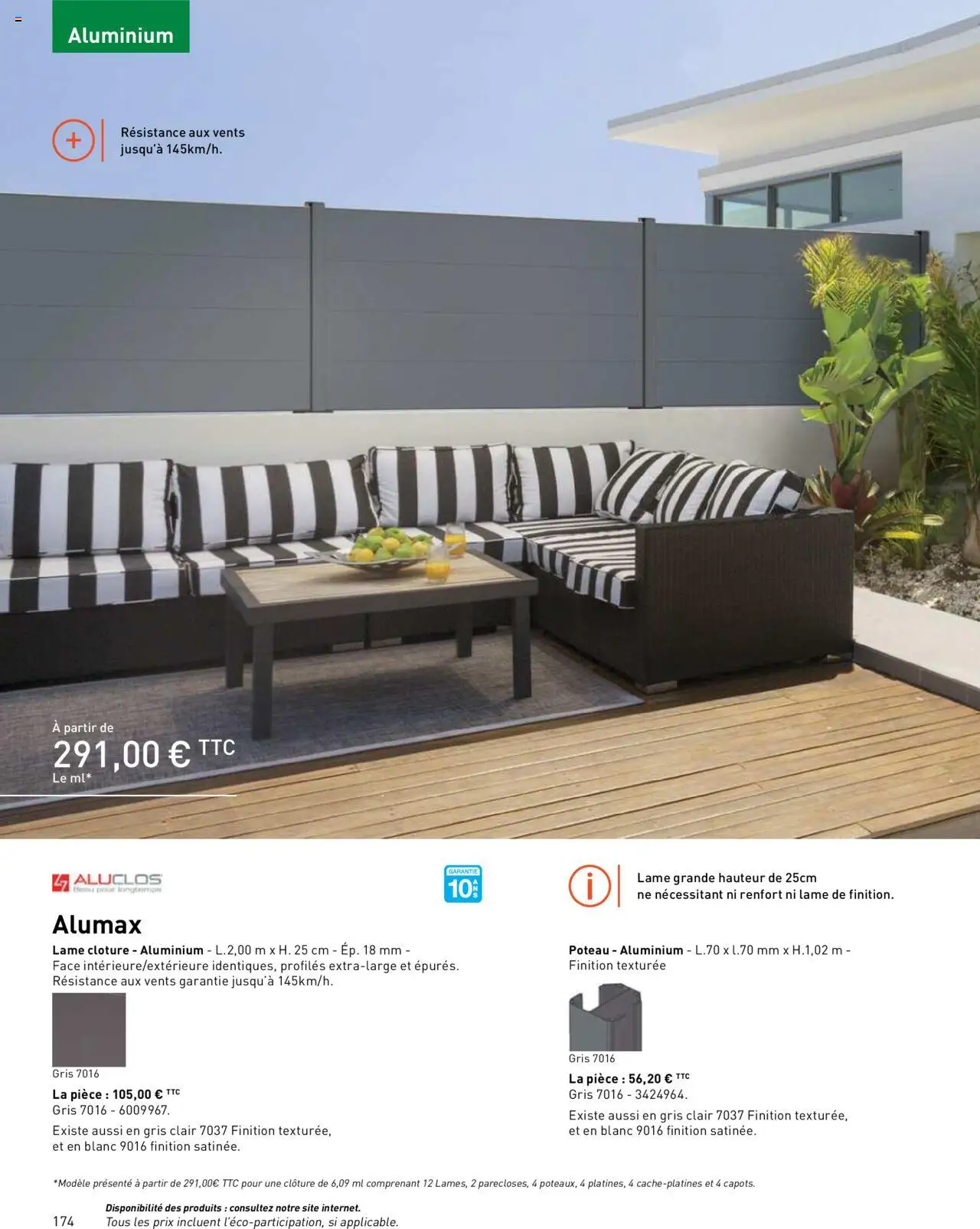  | Page: 174 | Produits: Clôture