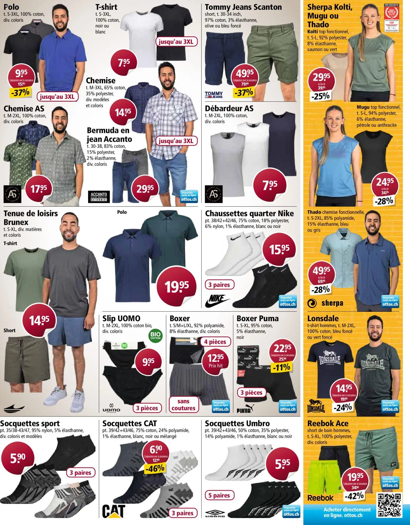 Otto's aktionen FR – gültig ab 22.04.2026 | Seite: 7 | Produkte: Slip, Boxer, Jeans, Bermuda