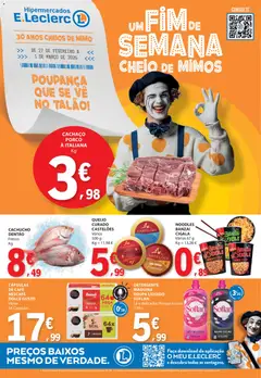 Pré-visualização E.Leclerc Catálogo Fim de Semana válido de 27.02.2026