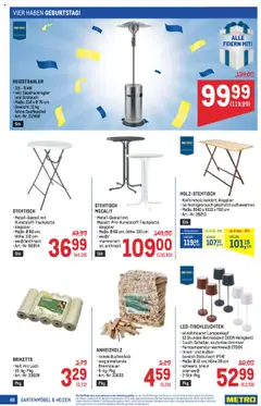 Metro angebote Profi gültig ab 18.09.2025 | Seite: 48 | Produkte: Gewicht, Gartenmöbel