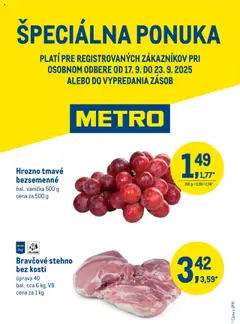 Metro leták platný od 17.09.2025