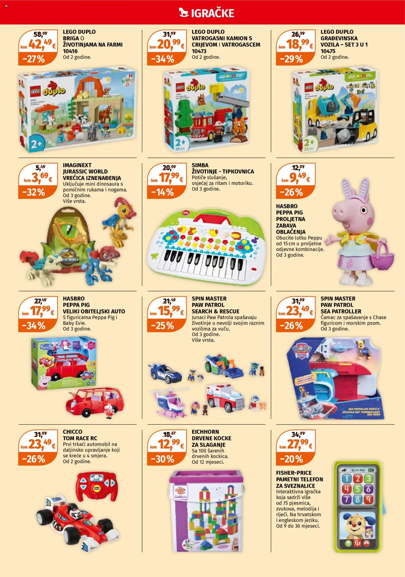 Katalog Müller katalog | vrijedi od 23.03.2026 | Stranica: 2 | Proizvodi: Telefon, Tipkovnica, Lego