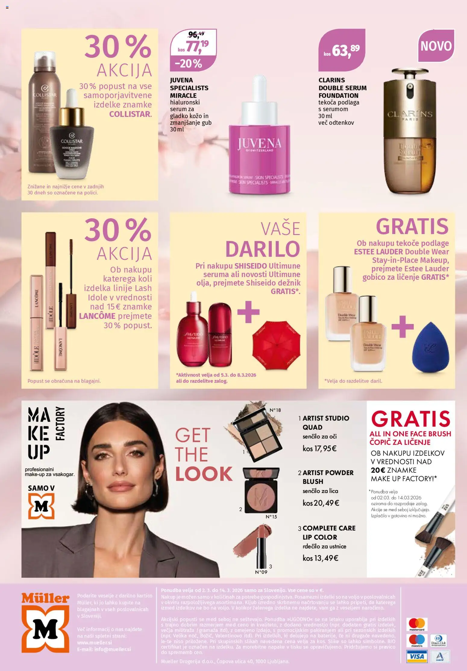 Novi Müller katalog ponudbe – veljaven od 02.03.2026 | Stran: 6 | Izdelki: Kos, Copic, Sencilo za oci, Deznik