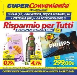 Anteprima del volantino SuperConveniente Gela/Vittoria catalogo valido a partire dal 24.02.2026