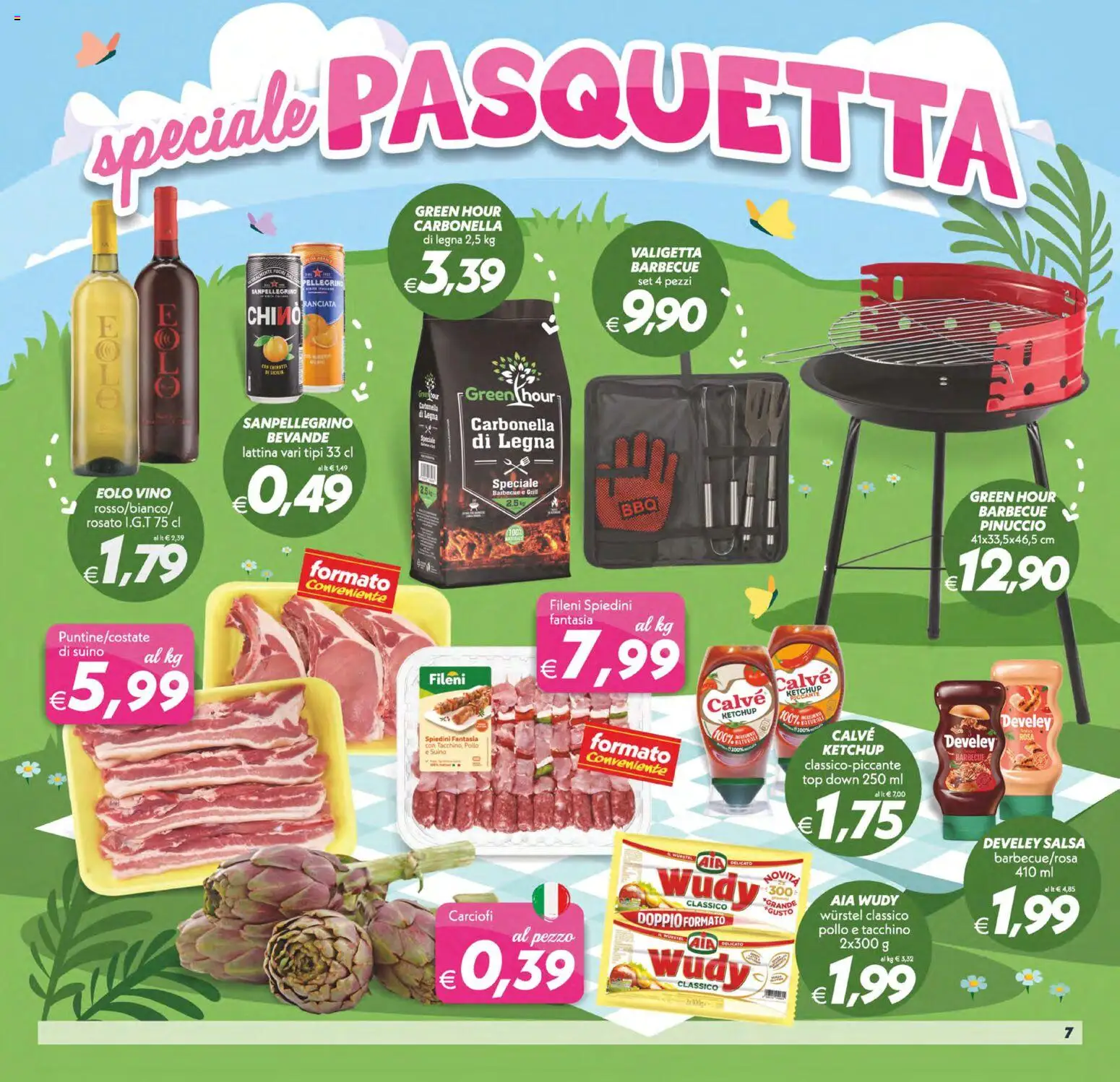 Volantino SuperConveniente del 27.03.2026 | Pagina: 7 | Prodotti: Pollo, Suino, Top, Wurstel