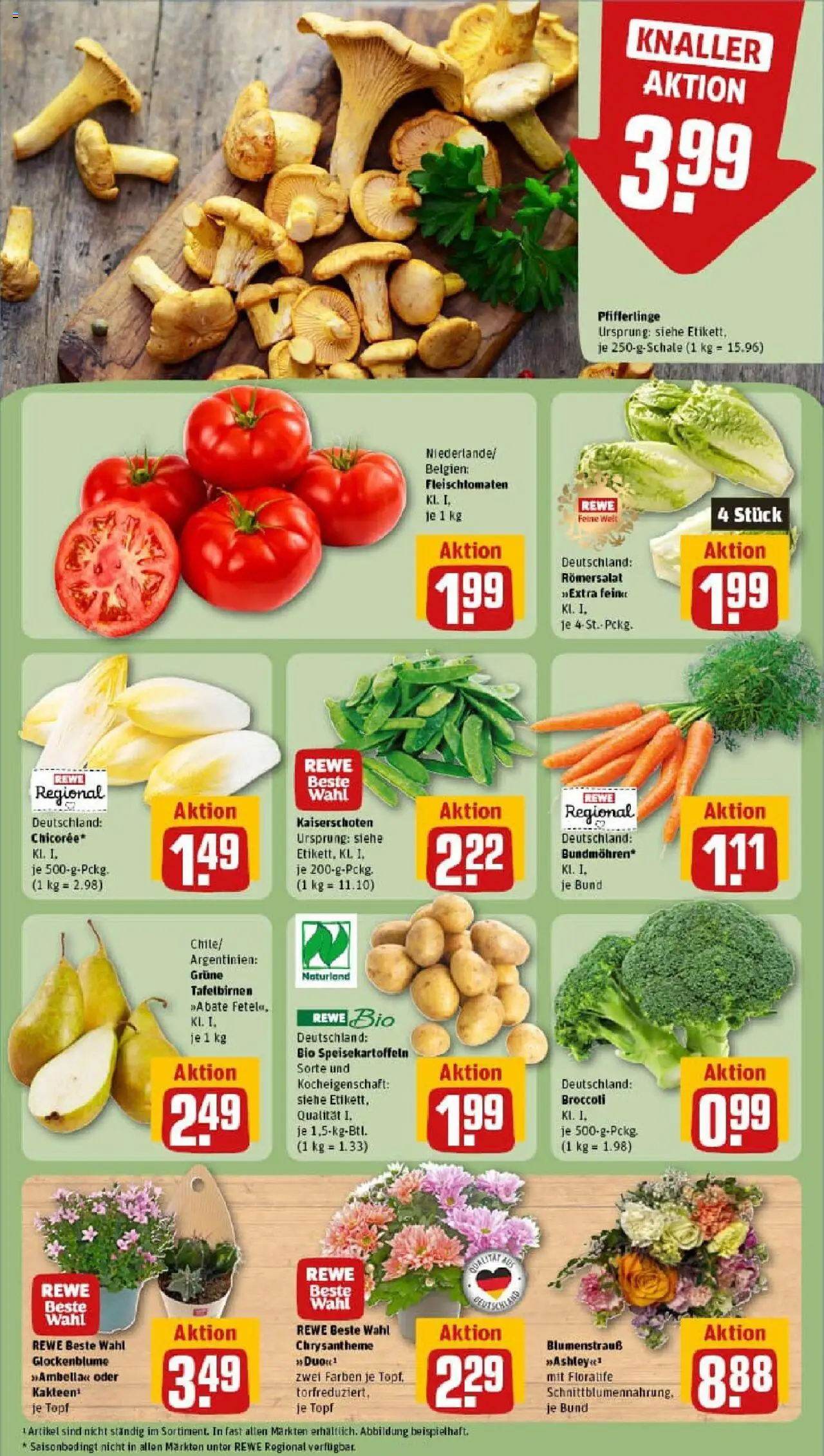 Rewe prospekt Lübeck	 - gültig ab dem 27.07.2025 | Seite: 11 | Produkte: Pfifferlinge