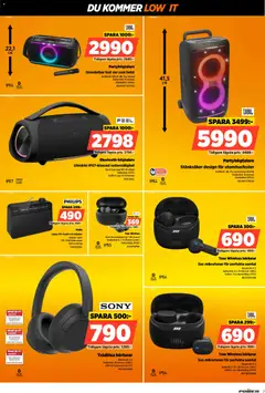 Power erbjudanden - Förhandsvisning av reklamblad från butik Power aktuell från 09.03.2026 | Sida: 7 | Produkter: Trådlösa hörlurar, Radio, Hörlurar