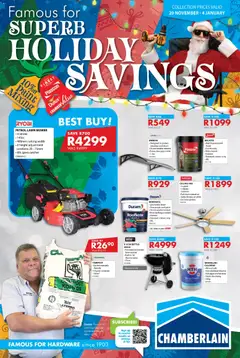 Chamberlain specials catalogue – valid from 20.11.2025