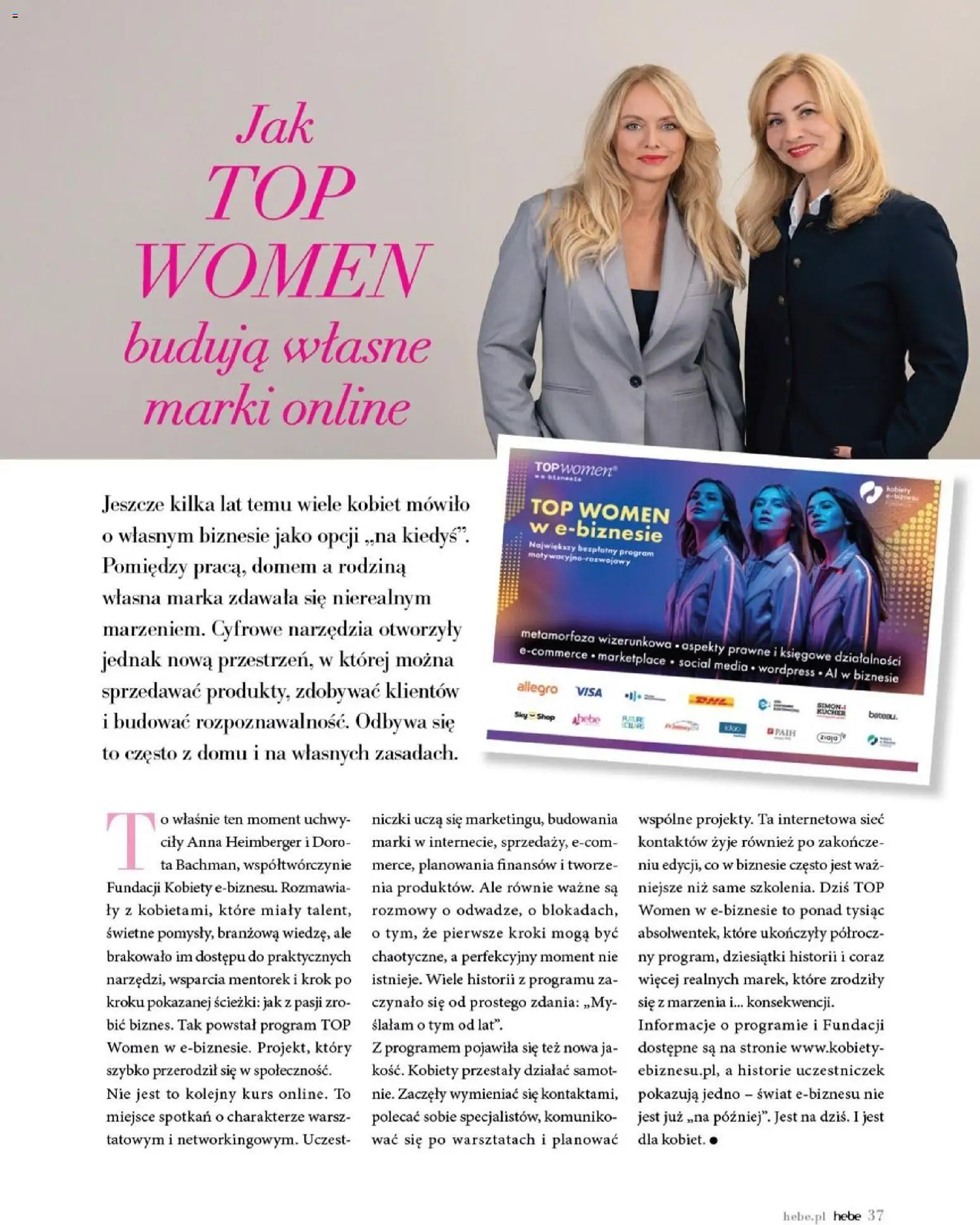 Hebe gazetka - Magazyn od 01.03.2026 | Strona: 37 | Produkty: Top