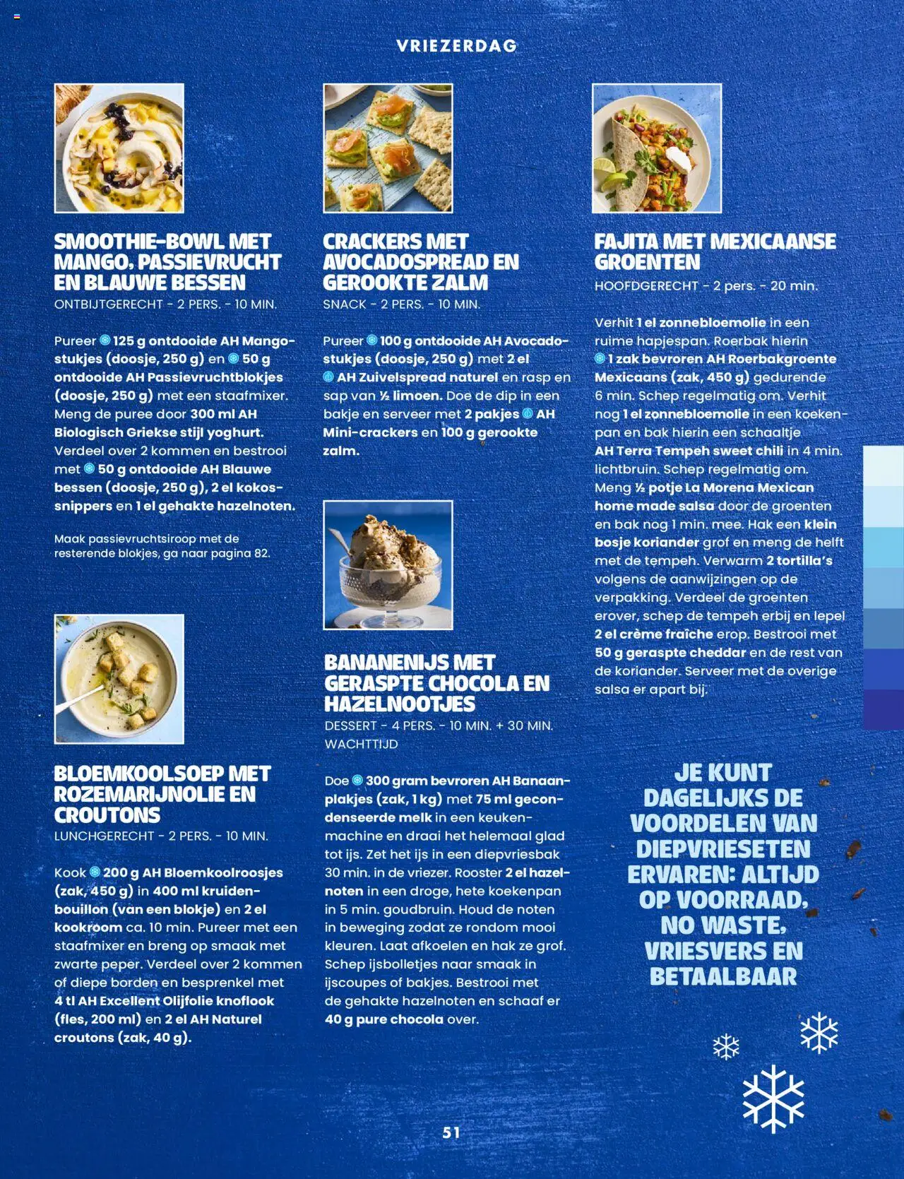 | Pagina: 51 | Producten: Tortilla's, Cheddar, Koriander, Crème