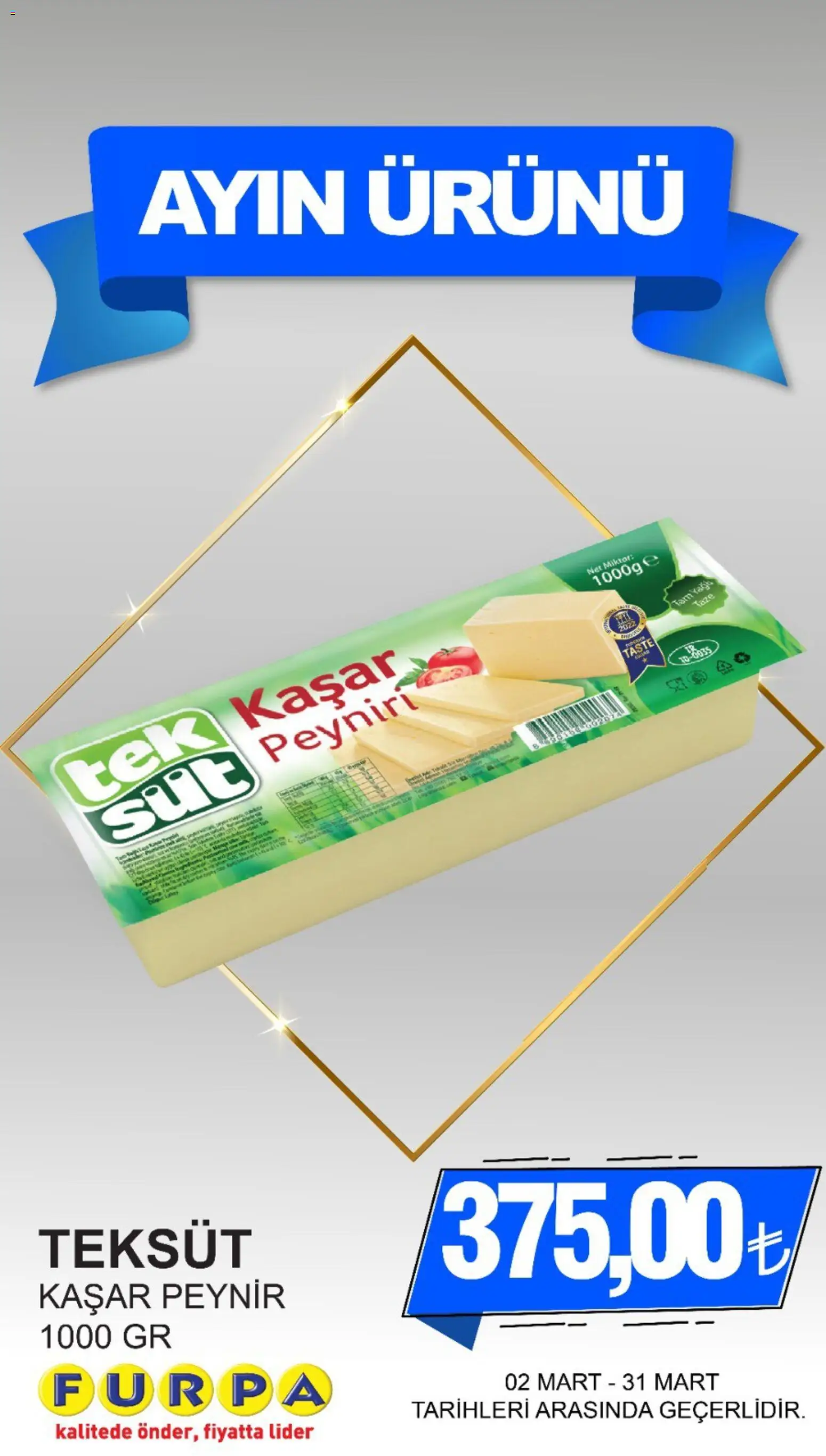 File Market Katalog - 02.03.2026 tarihinden itibaren geçerlidir | Sayfa: 9 | Ürünler: Peynir