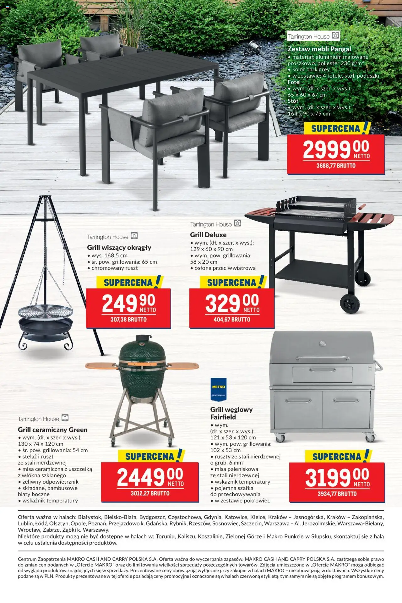Makro Gazetka - Smakuj chwile z pysznym grillem od 27.05.2025 | Strona: 22 | Produkty: Grill, Ruszt, Fotel, Stół