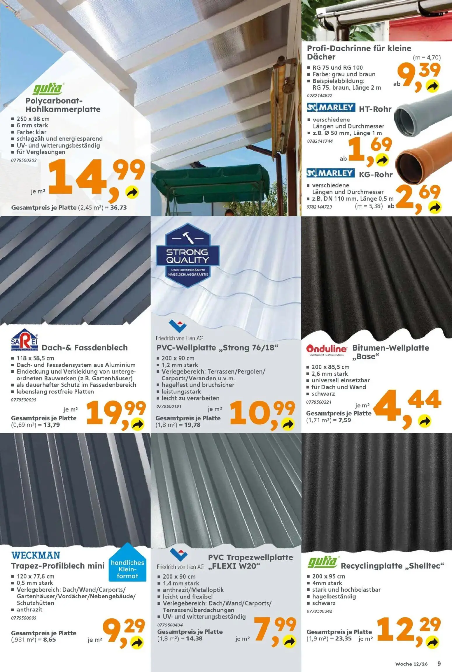 Globus Baumarkt Prospekt Friedberg	 – gültig ab 16.03.2026 | Seite: 9