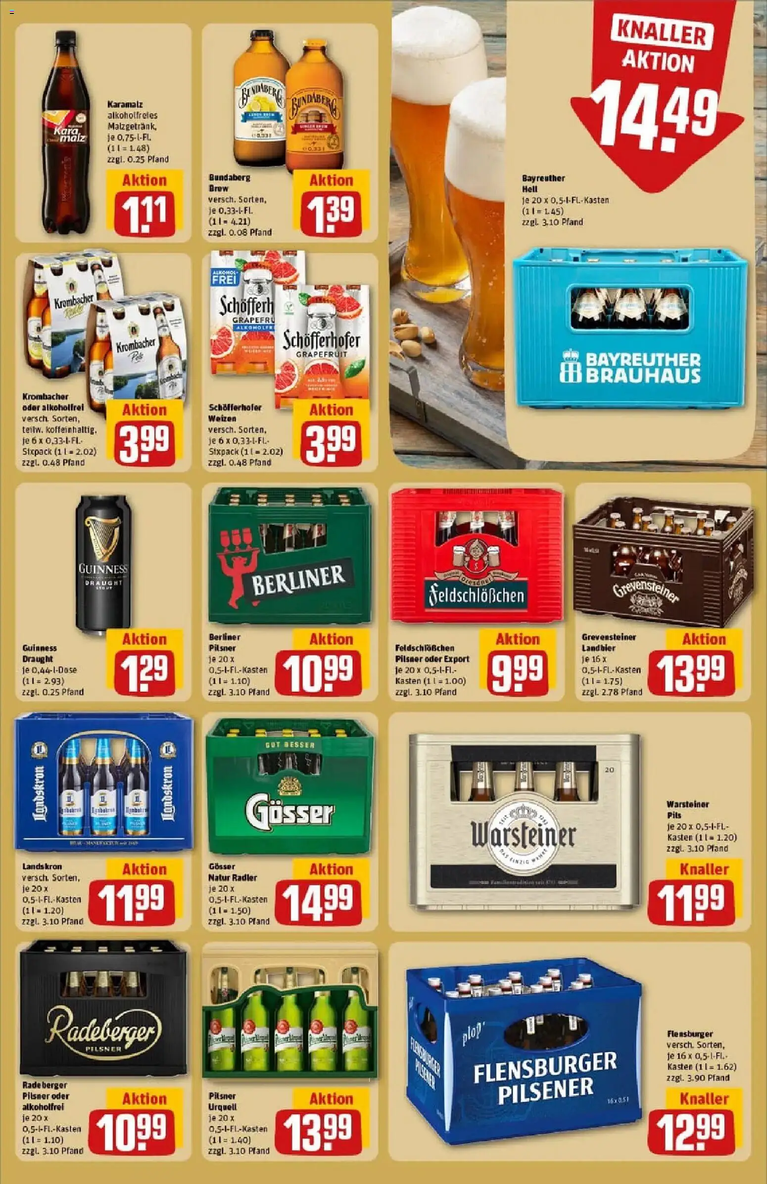 Rewe prospekt Brandenburg An Der Havel	 – gültig ab 26.01.2026 | Seite: 17 | Produkte: Flensburger, Radler, Warsteiner, Krombacher