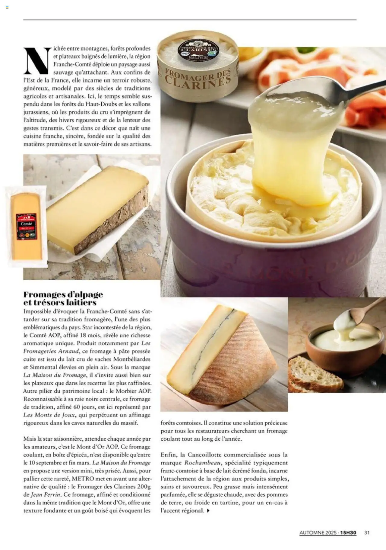  | Page: 31 | Produits: Base, Mais, Mont d'or, Lait