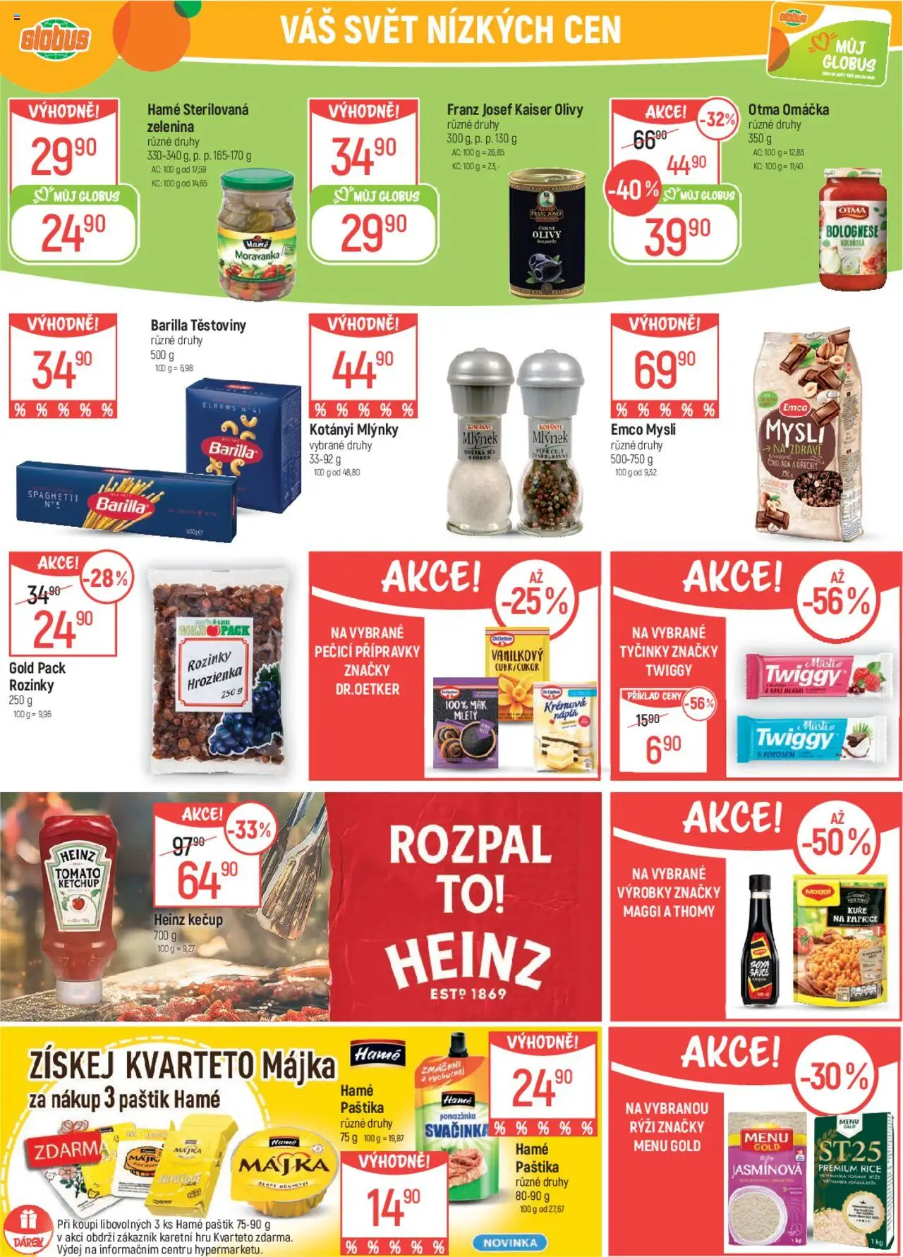Globus leták od 13.08.2025 | Strana: 25 | Produkty: Maggi, Těstoviny, Tyčinky, Kuře