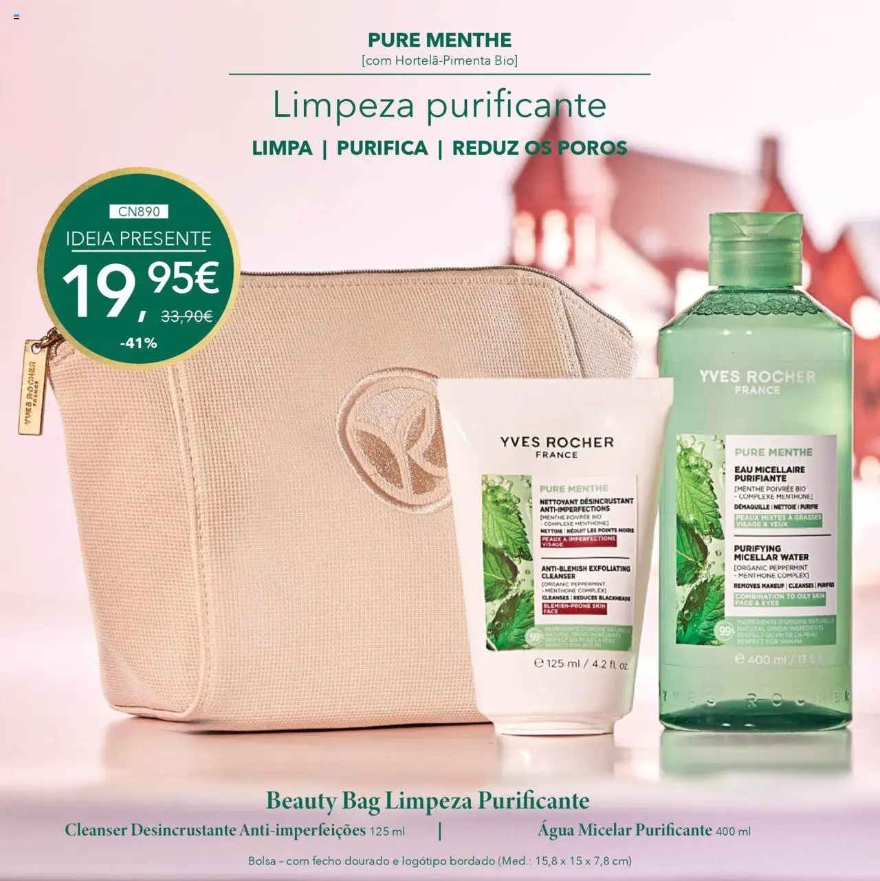 Yves Rocher Natal │ válido de 17.10.2025 | Página: 42 | Produtos: Agua, Bolsa, Água micelar