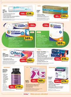 Náhled letáku Dr. Max leták od 01.04.2026 | Strana: 4 | Produkty: Voltaren Forte, Ibalgin, Náplast, Krém