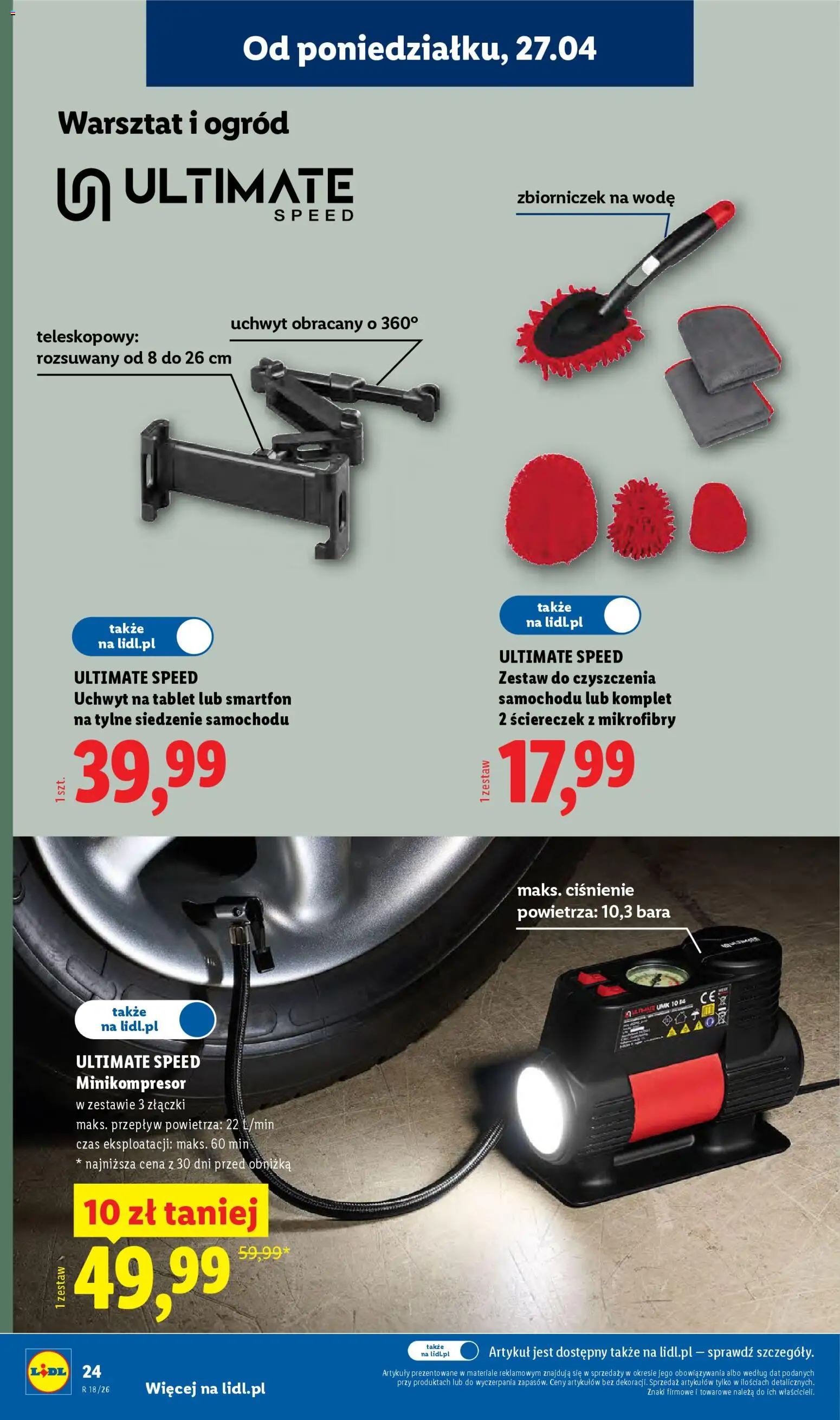Lidl Polsko katalog od 27.04.2026 | Strana: 26 | Produkty: Tablet, Ultimate Speed