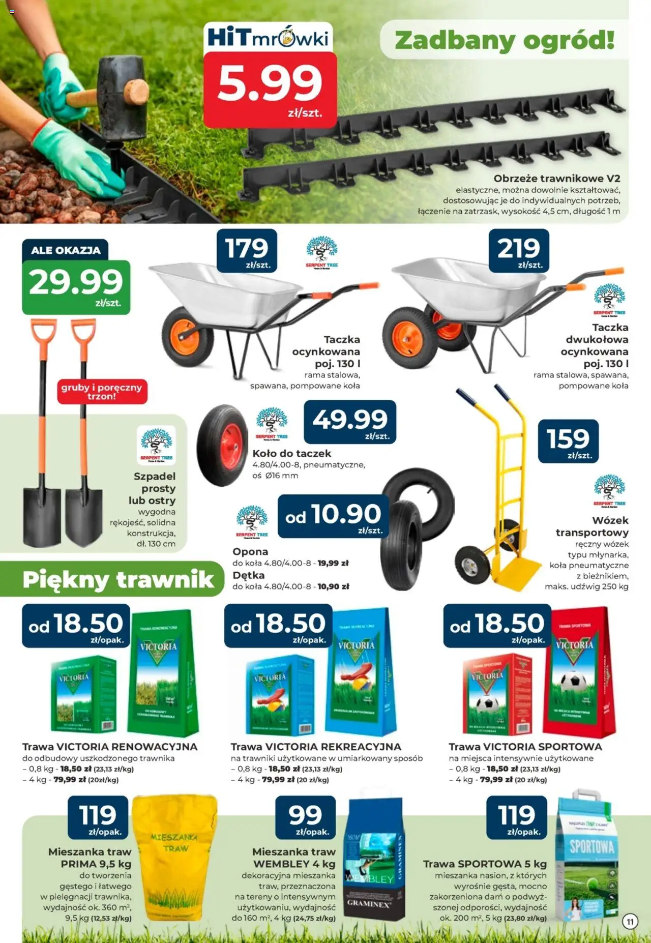 Mrówka Gazetka od 11.04.2025 | Strona: 11 | Produkty: Wózek transportowy