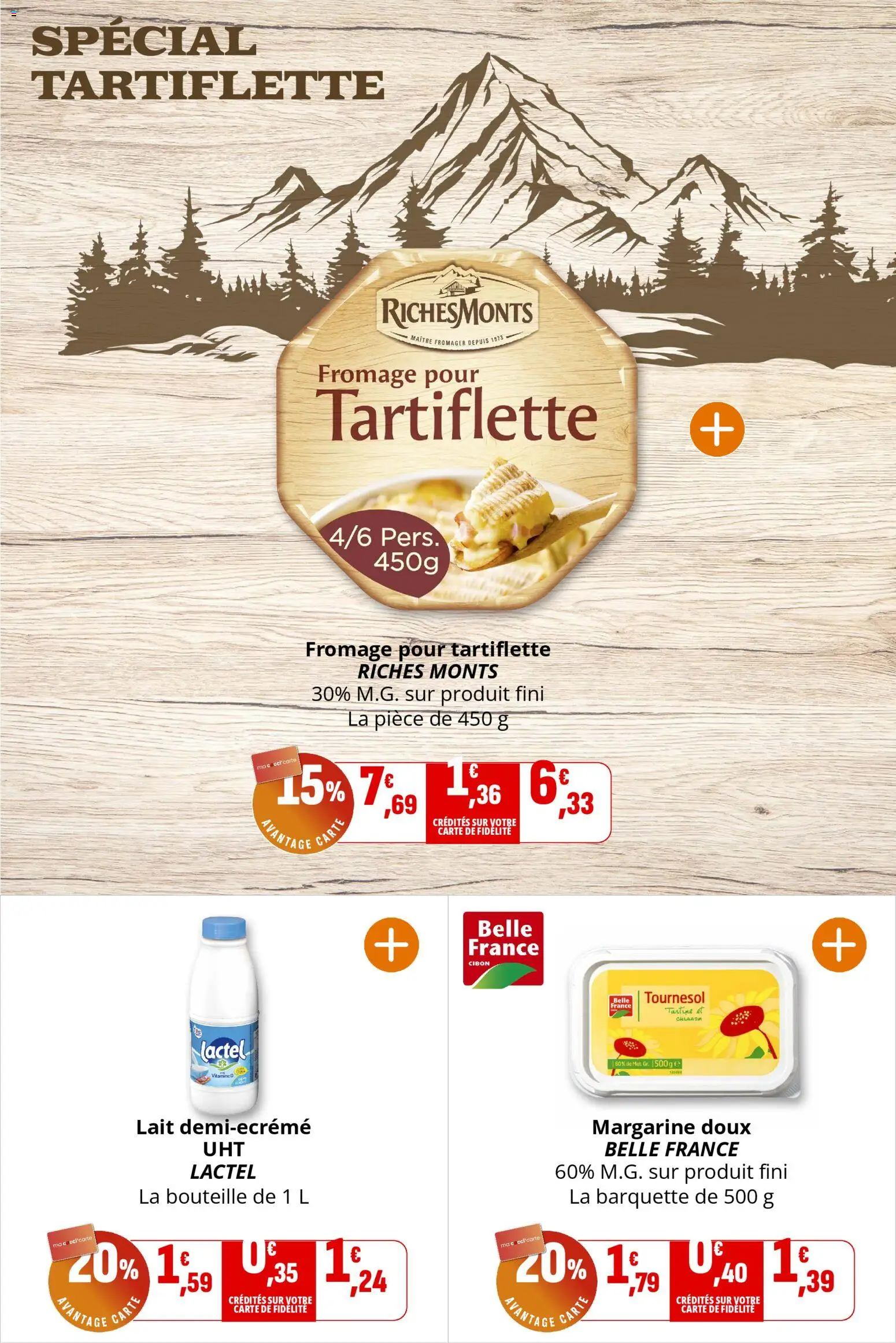 {H1} | Page: 11 | Produits: Tartiflette, Lait, Fromage, Fromage pour tartiflette
