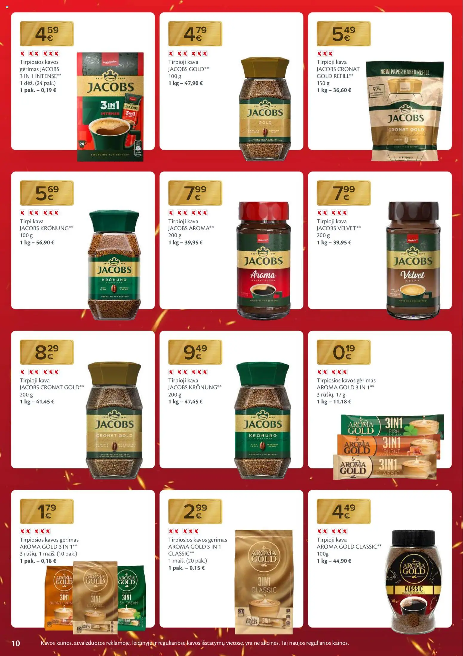 MAXIMA akcijos nuo 20.01.2026 | Puslapis: 10 | Prekių: Tirpioji kava, Kava