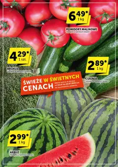 ABC Gazetka od 24.07.2025 | Strona: 12 | Produkty: Brokuł, Pomidory malinowe, Cukinia, Pomidory