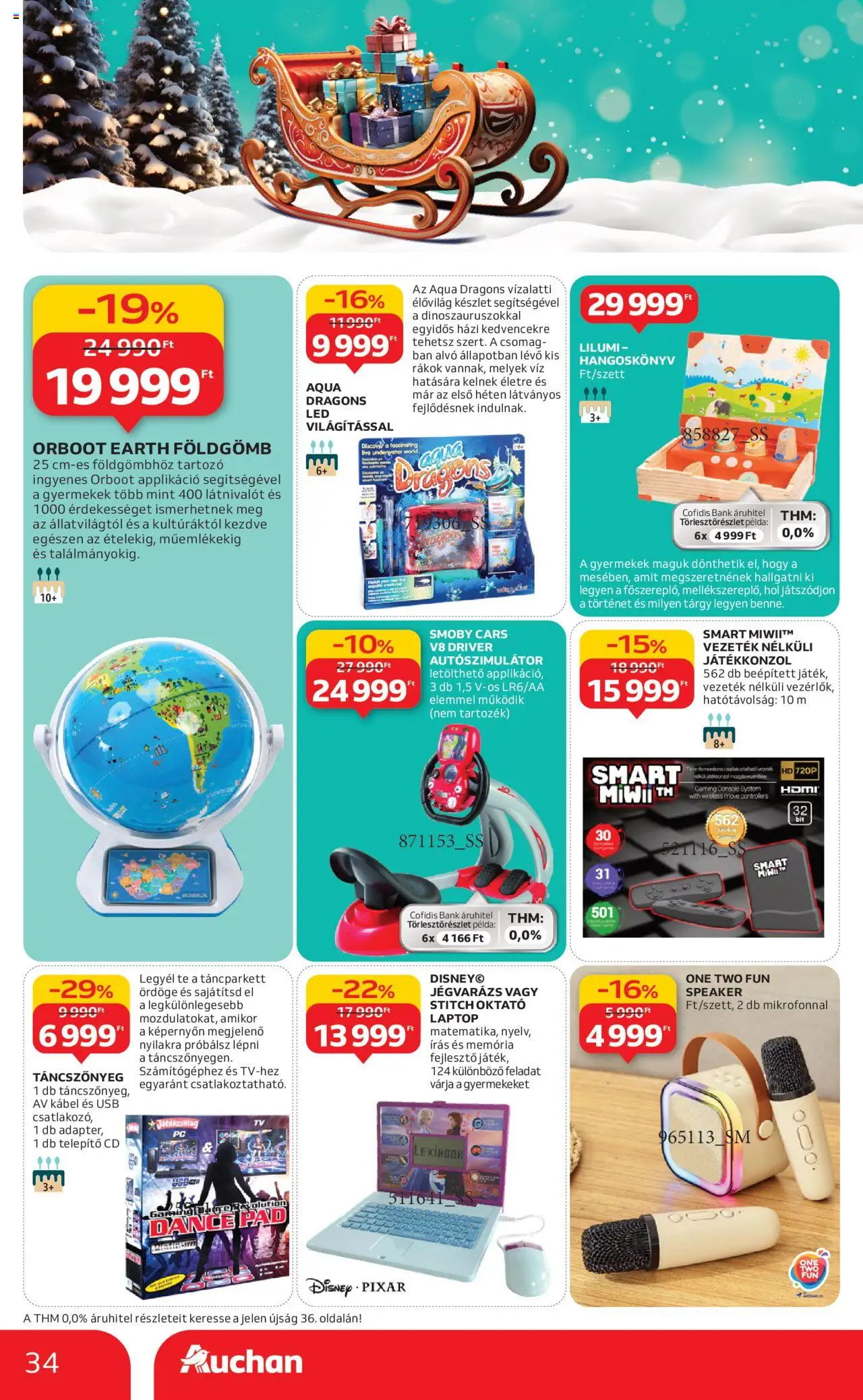 Auchan akciós ujság - amely érvényes a következő dátumtól: 24.10.2025 | Oldal: 34 | Termékek: Laptop, Kábel, Játékkonzol, USB