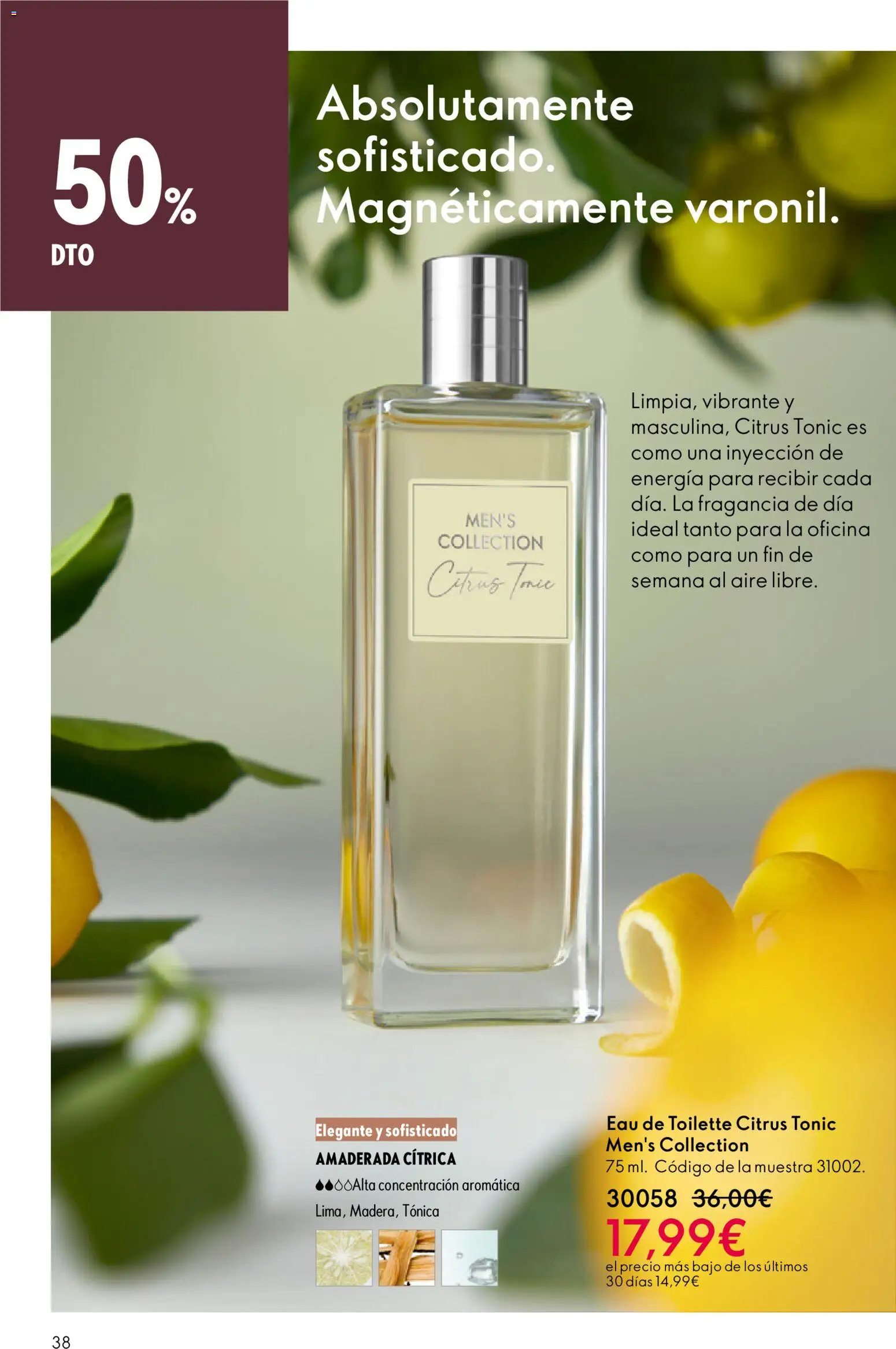 Oriflame - Catálogo Campaña 2 │ válido desde el 28.01.2026 | Página: 38 | Productos: Fragancia, Eau de toilette