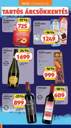 ŐSZIBARACK-BEFŐTT, hámozott, felezett, enyhén cukrozott 820 g (480 g)/doboz - amely érvényes a következő dátumtól: 02.04.2026 | Oldal: 6