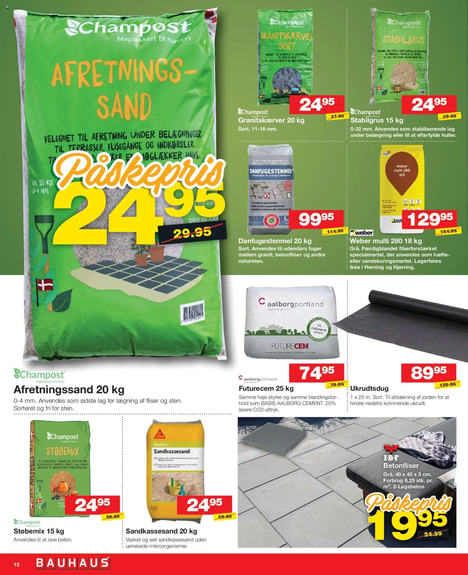 Bauhaus tilbudsavis – gyldig fra 27.03.2026 | Side: 12 | Produkter: Te, Søm