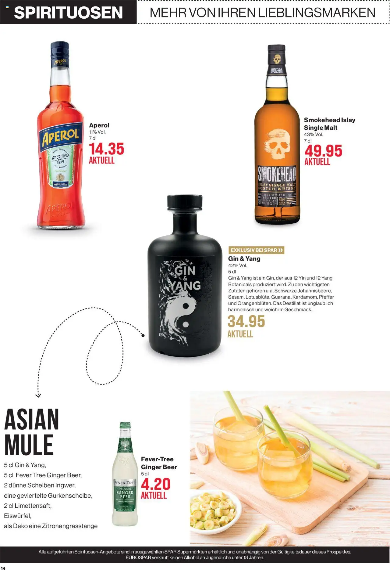SPAR Aktionen – gültig ab 02.10.2025 | Seite: 14 | Produkte: Gin, Pfeffer