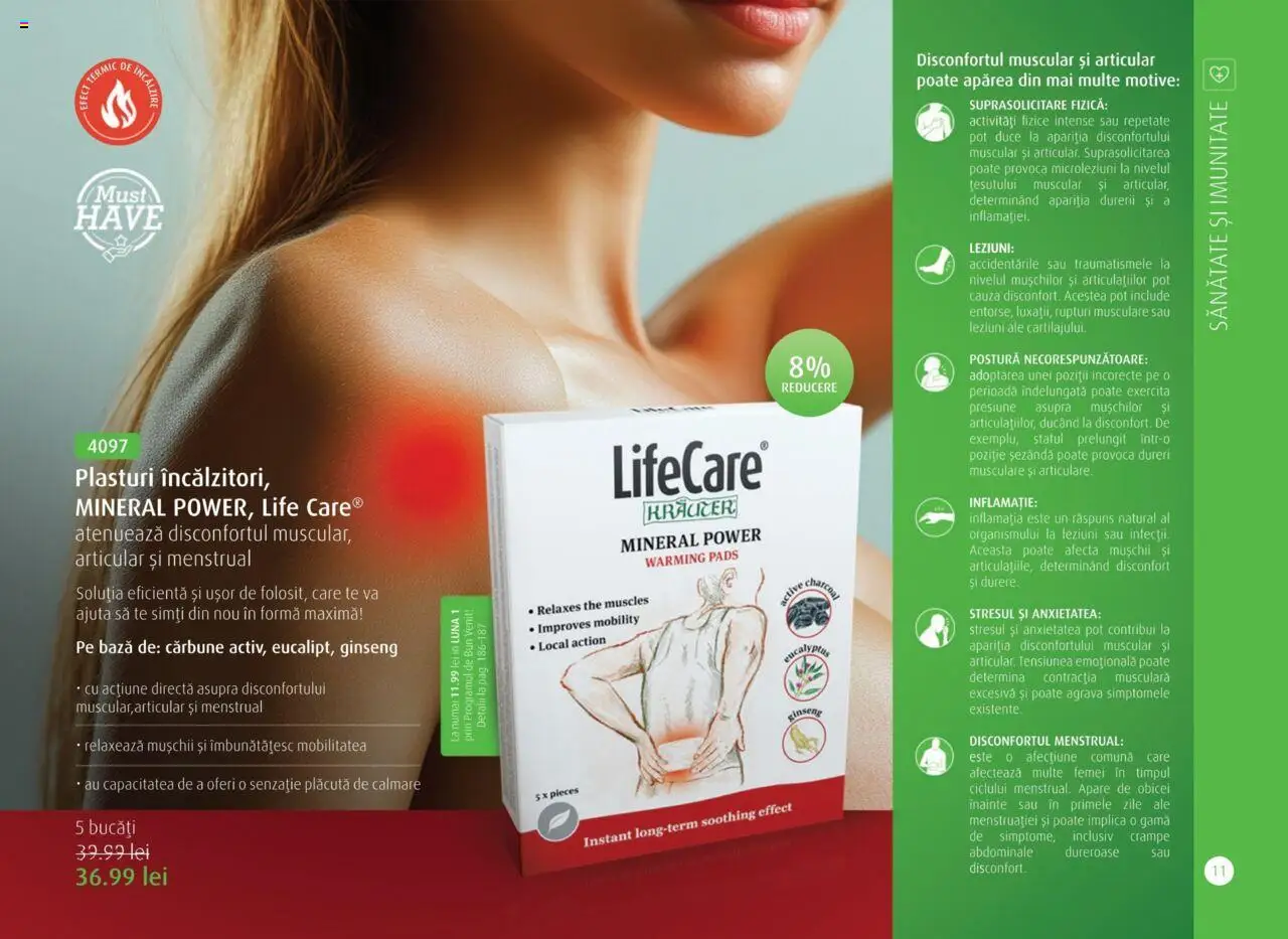Life Care catalog - Aprilie/Octombrie – valabil de la 01.04.2025 | Pagină: 13 | Produse: Plasturi