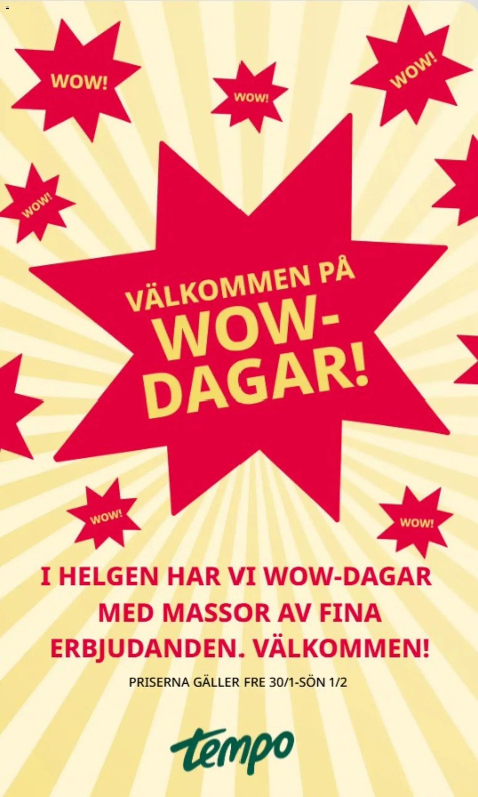 Tempo reklamblad aktuell från 26.01.2026 | Sida: 6 | Produkter: Galler