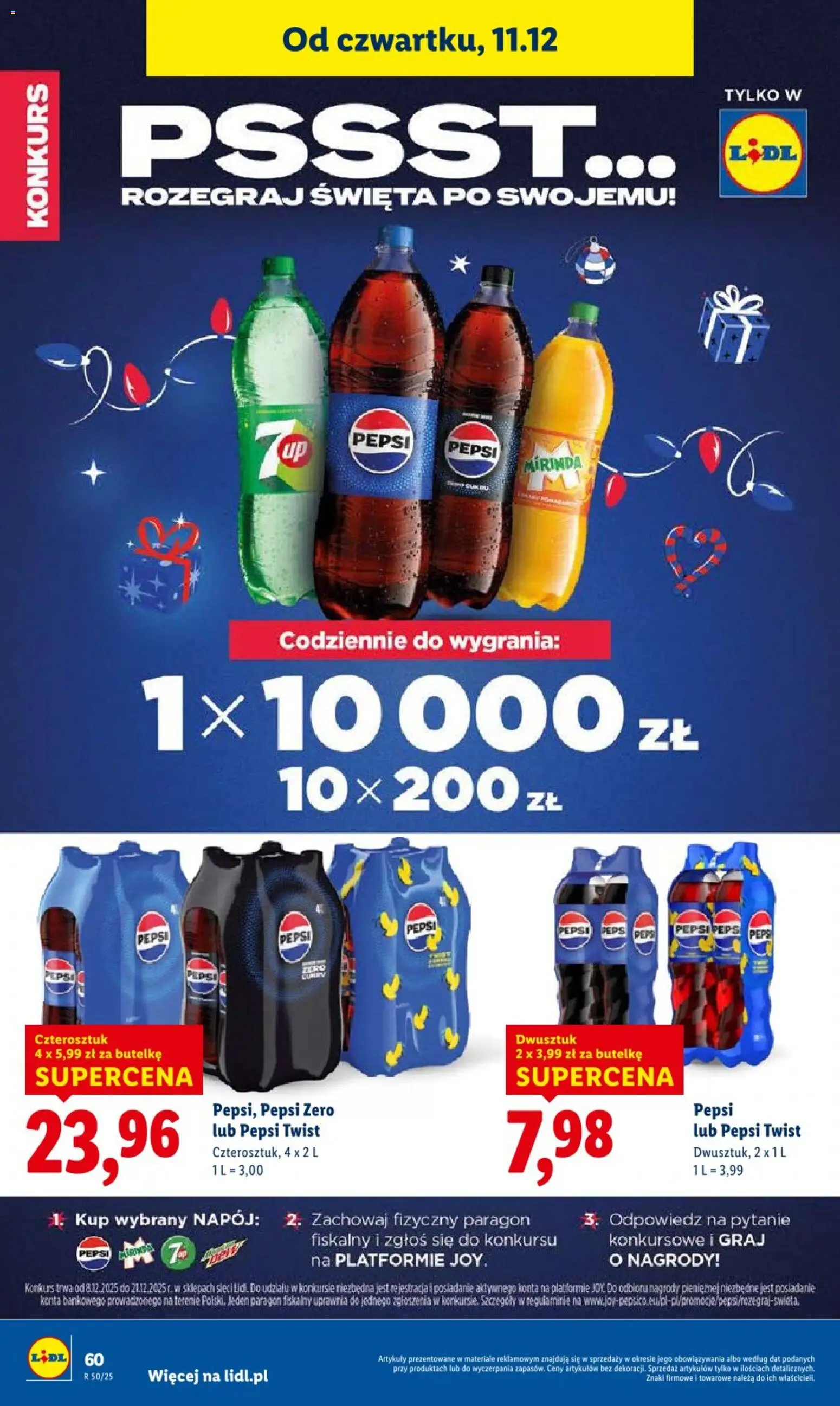 Lidl Gazetka od 11.12.2025 | Strona: 60 | Produkty: Curry, Pepsi