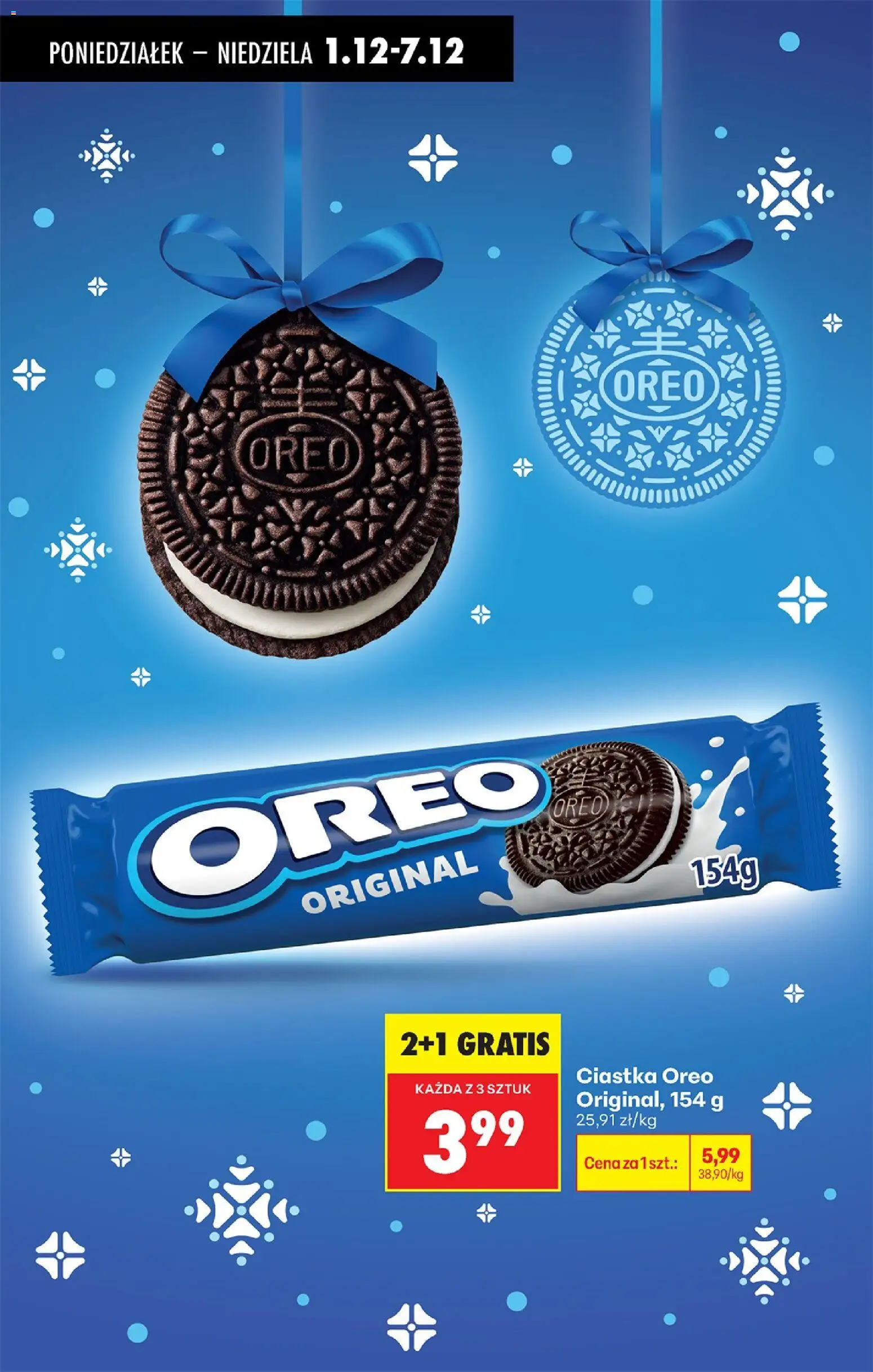 Biedronka gazetka od 01.12.2025 | Strona: 63 | Produkty: Ciastka Oreo, Ciastka