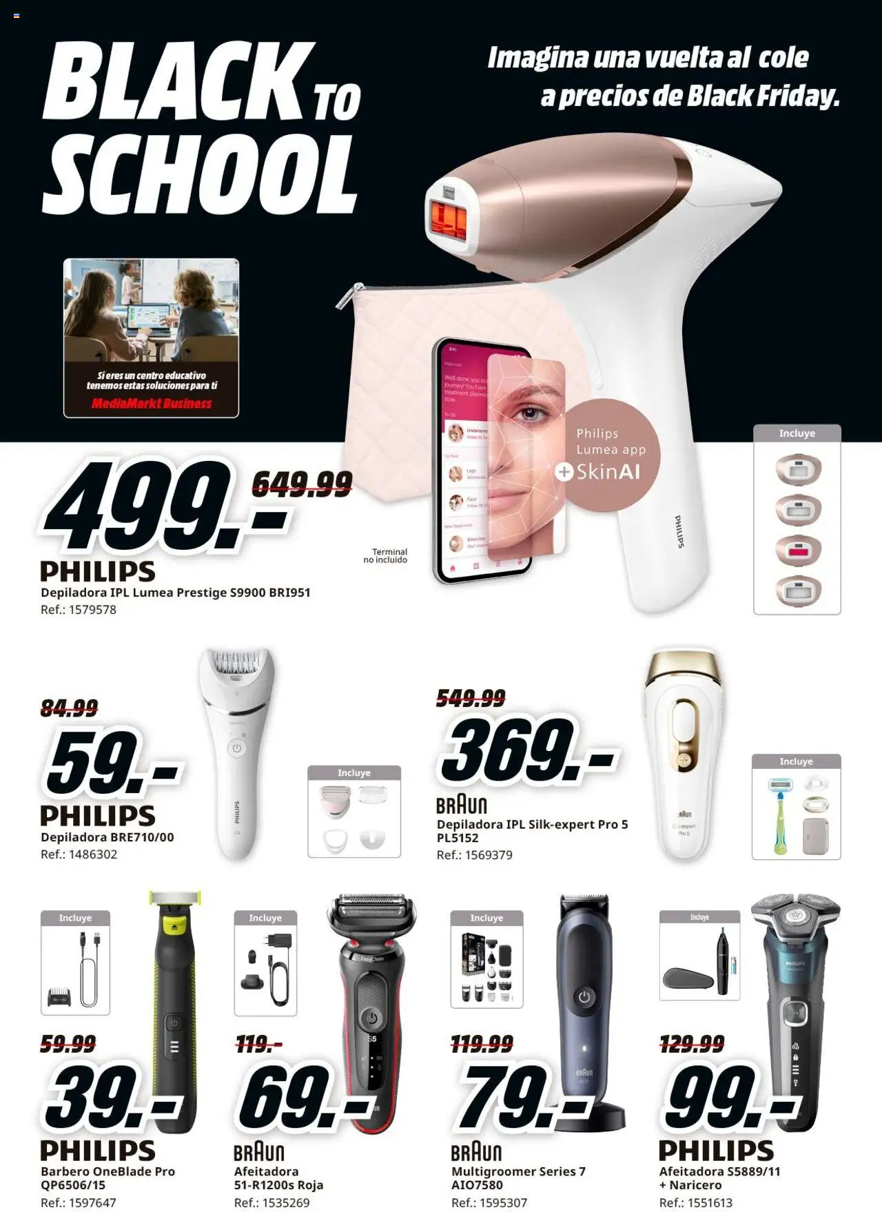 Media Markt folleto │ válido desde el 14.08.2025 | Página: 32 | Productos: Afeitadora, Depiladora