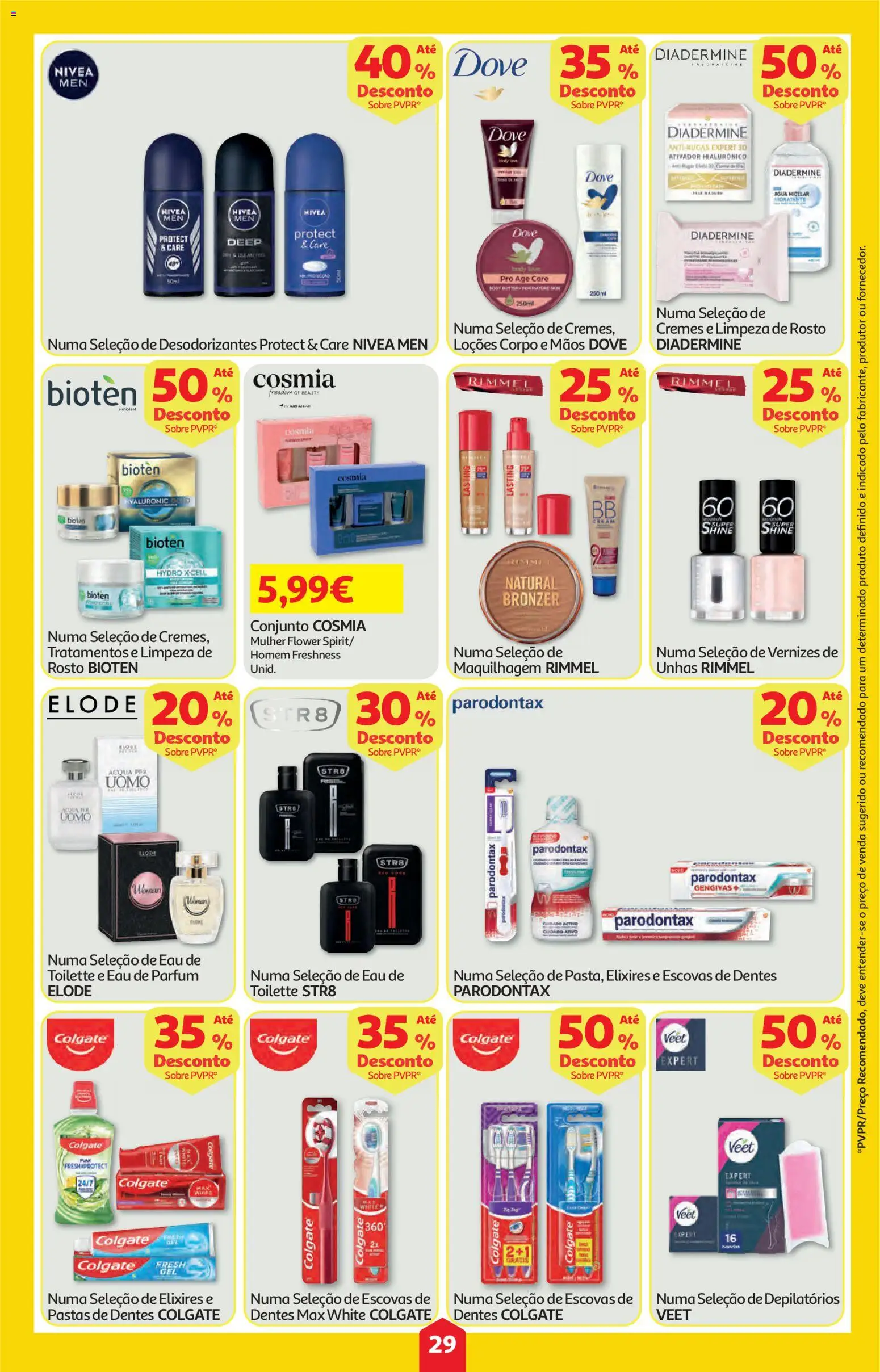 Auchan folheto │ válido de 16.04.2026 | Página: 29 | Produtos: Eau de toilette, Água micelar, Maquilhagem, Bronzer