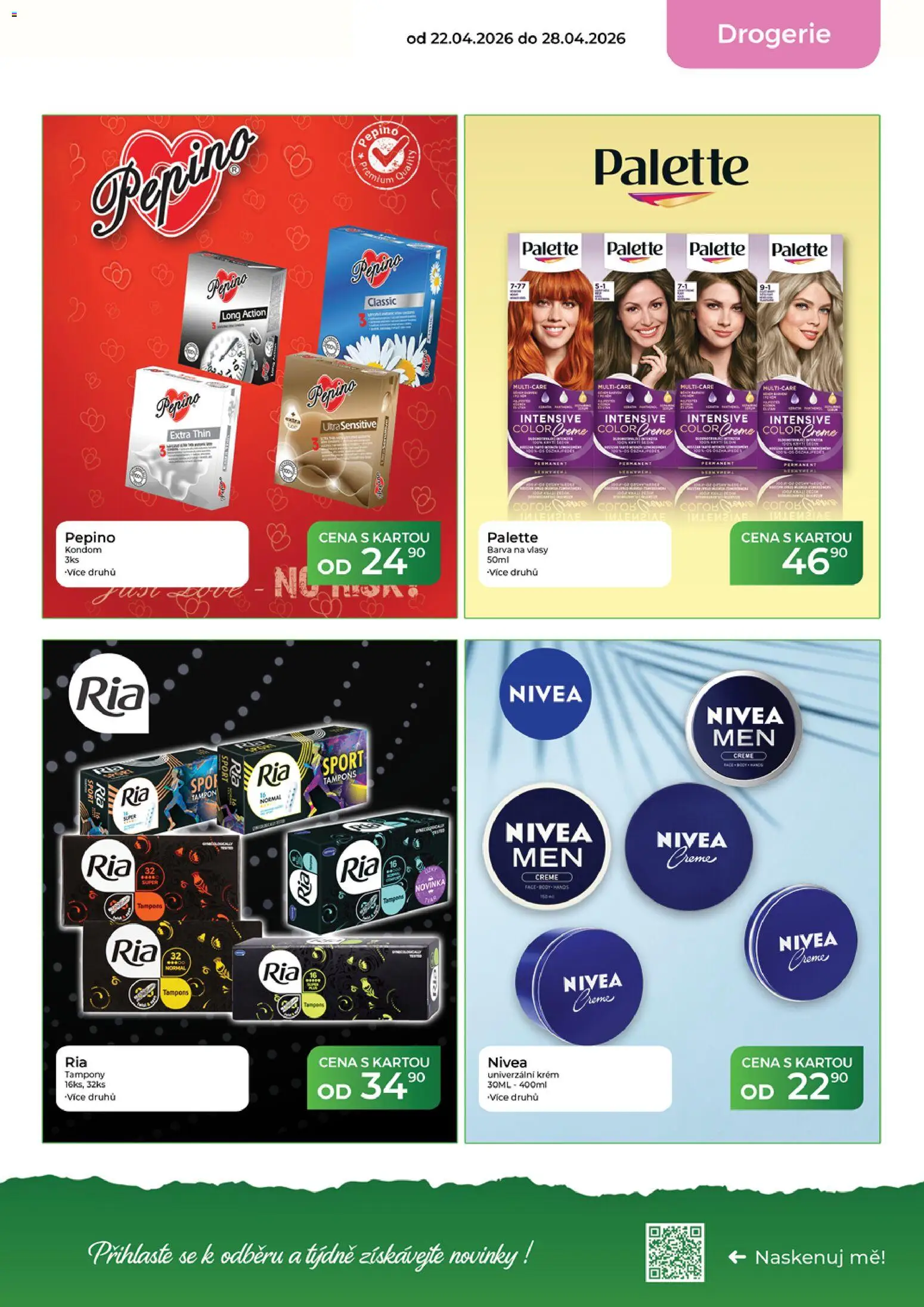 Tamda Foods leták od 22.04.2026 | Strana: 59 | Produkty: Nivea, Krém, Kondom, Tampony